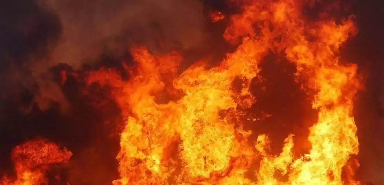 حريق في جبل عمان