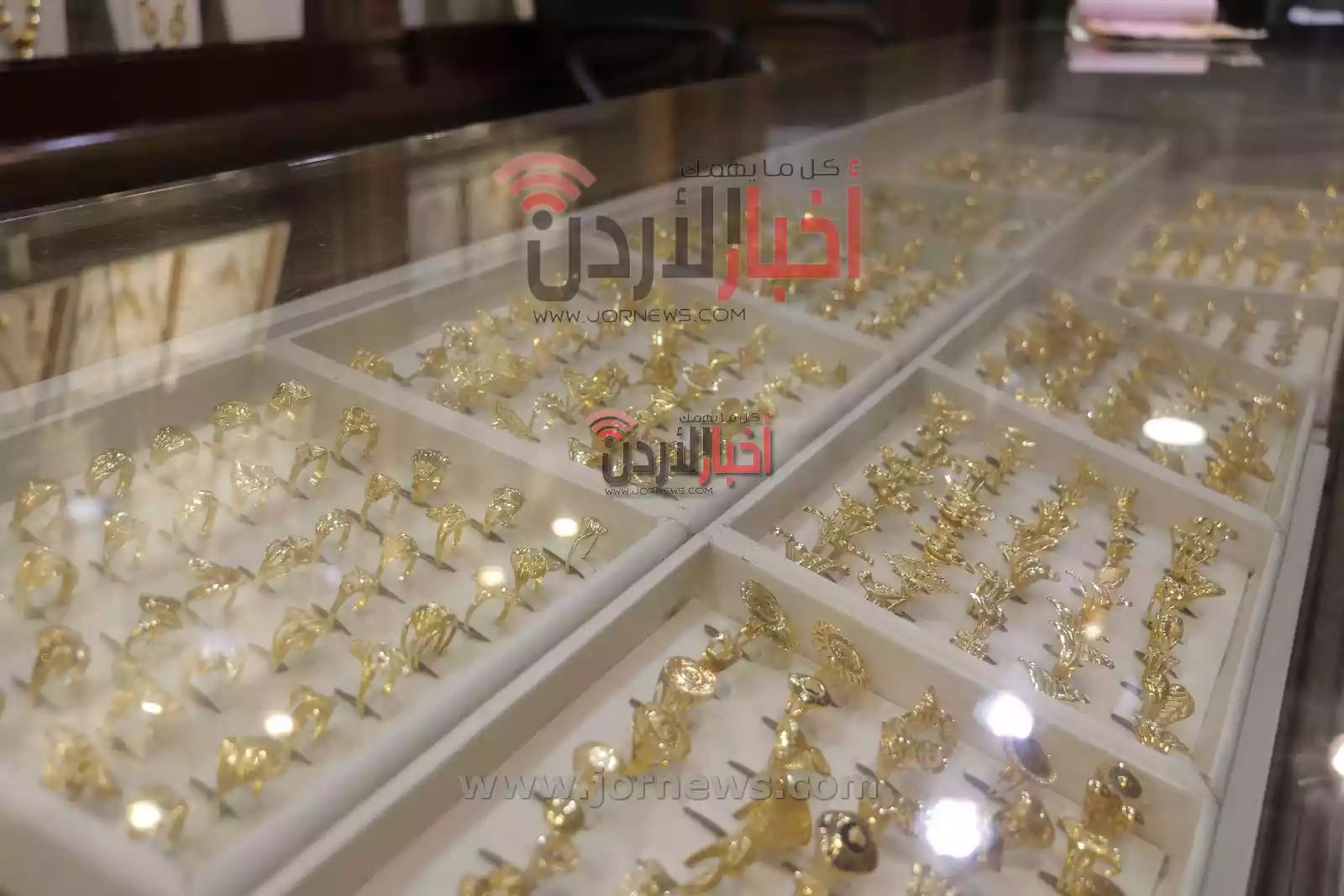 انخفاض أسعار الذهب في الأردن 40 قرشا