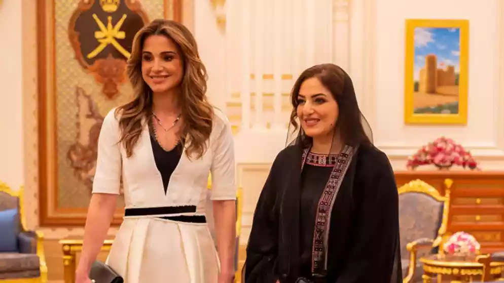 الملكة رانيا تلتقي السيدة الجليلة