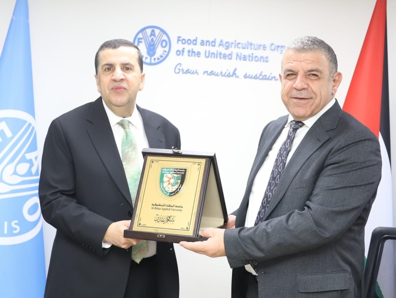 جامعة البلقاء التطبيقية توقّع مذكرة تعاون مع منظمة الأغذية والزراعة للأمم المتحدة
