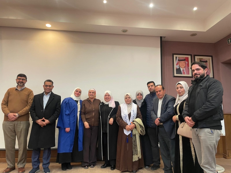 المهندسة إيناس أحمد الشرمان.. مبارك الماجستير 