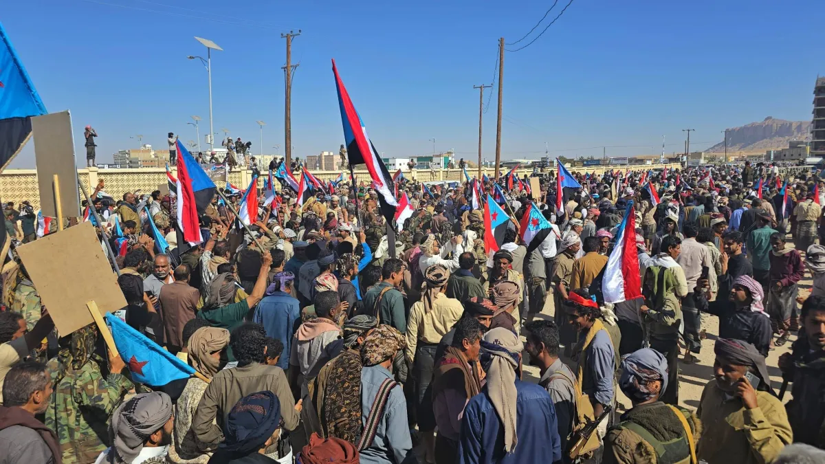 اشتباكات مسلحة في شبوة بسبب مظاهرة لأنصار المجلس الانتقالي الجنوبي