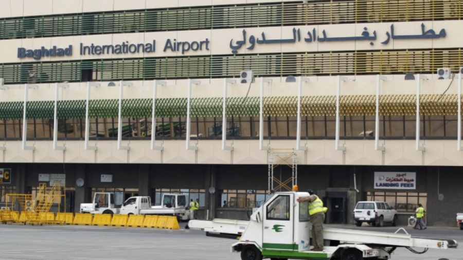 8 هجمات ليلية بالصواريخ والمسيرات على مجمع مطار بغداد الدولي