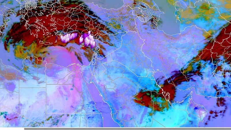 موجة غبار ضخمة في طريقها إلى بلاد الشام