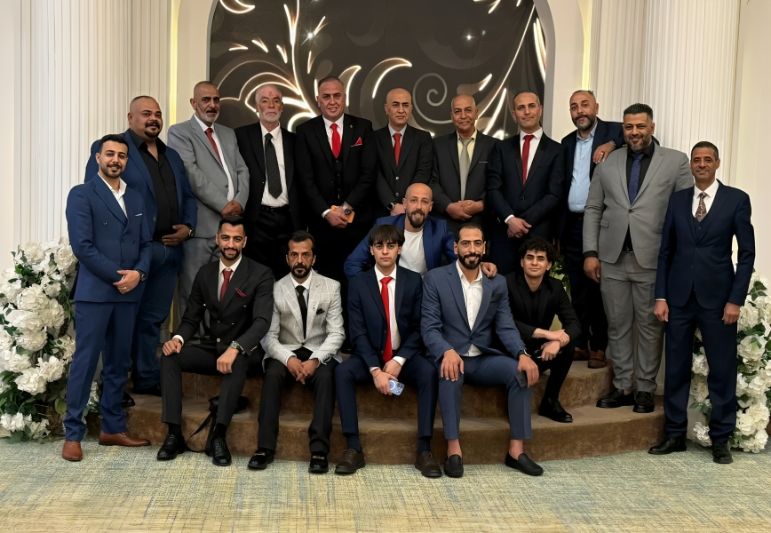 الزبيدي يهنئون بزفاف ابنهم قيس محمد الزبيدي على سجى رمضان الحجه