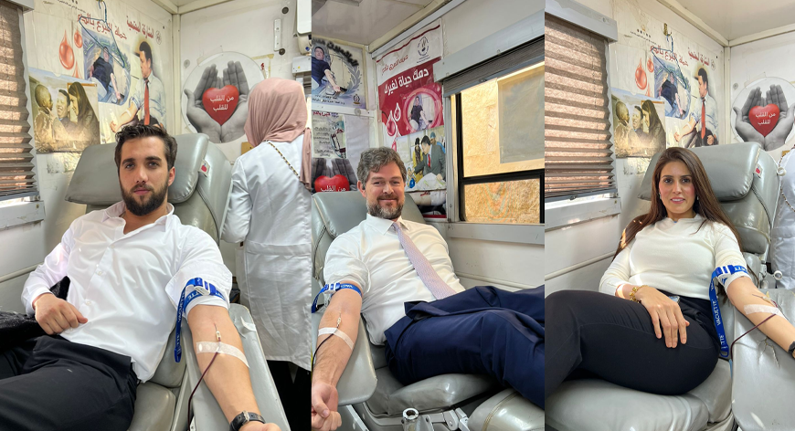 البنك الأردني الكويتي ينظم حملة للتبرع بالدم