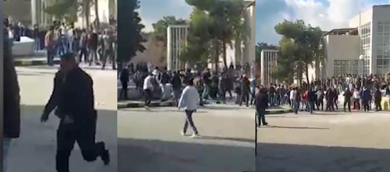 مشاجرة واسعة في الجامعة الأردنية (فيديو)
