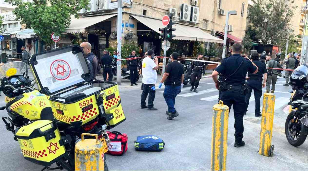 3 إصابات بعملية إطلاق نار في تل أبيب - فيديو