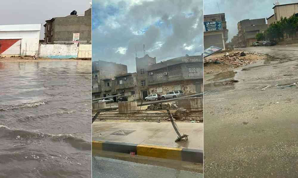 شاهد ماذا فعلت العاصفة دانيال في ليبيا.. 100 قتيل ومدن منكوبة (فيديو)
