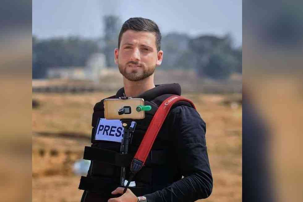 استشهاد صحفي فلسطيني برصاص الاحتلال وسط غزة