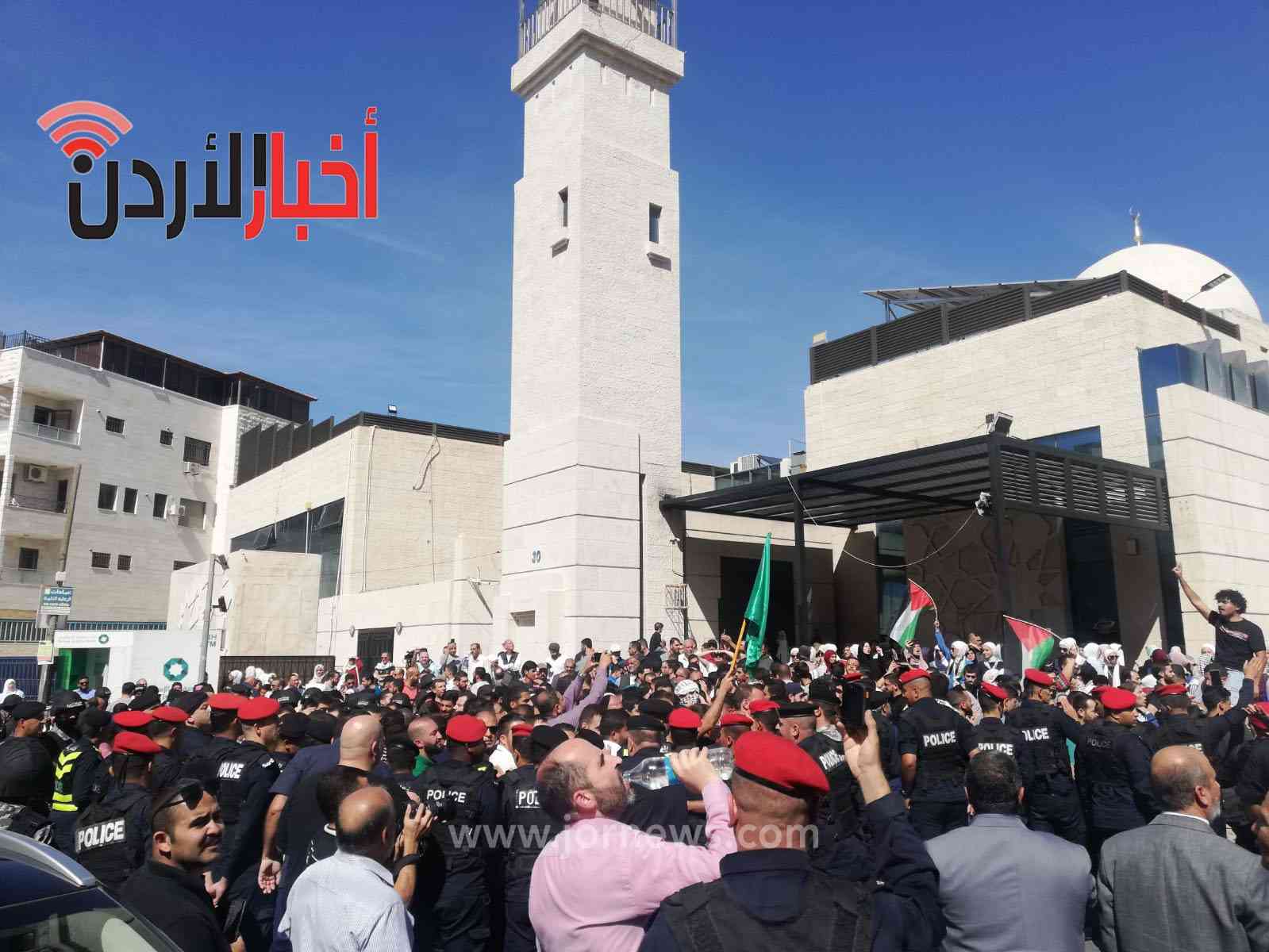 لدعم المقاومة الفلسطينية.. مسيرات في عموم محافظات المملكة