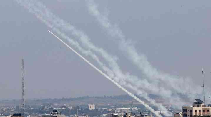 100 صاروخ من غزة على سديروت