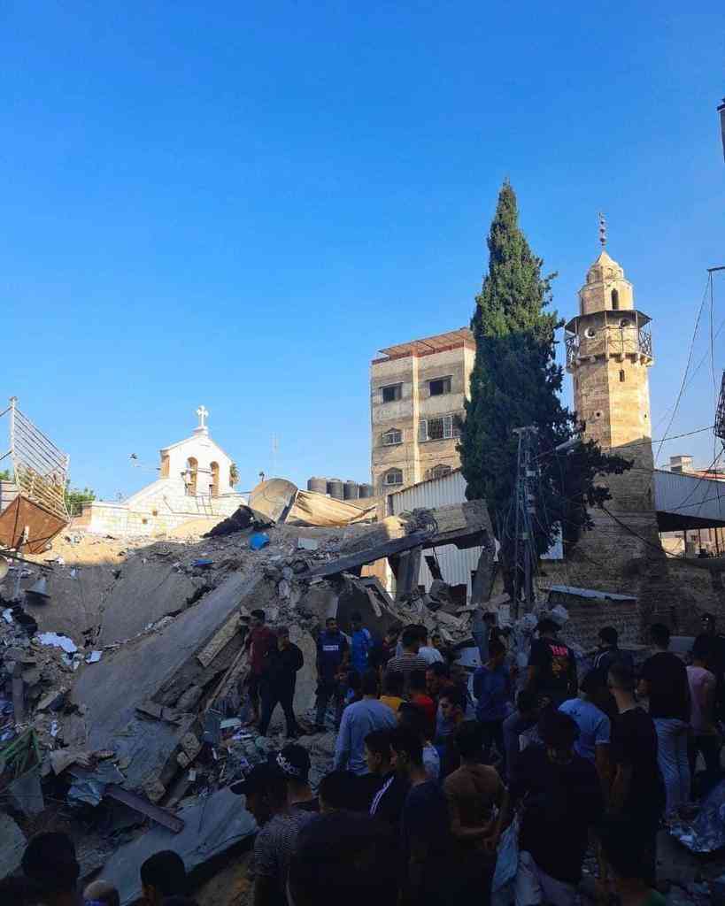 أسماء شهداء كنيسة القديس برفيريوس في مدينة غزة