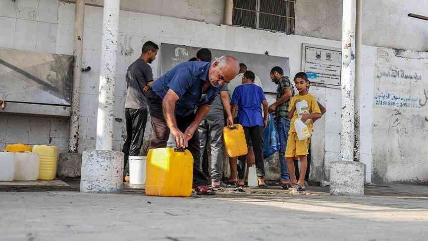 نقص كارثي بمياه الشرب في غزة