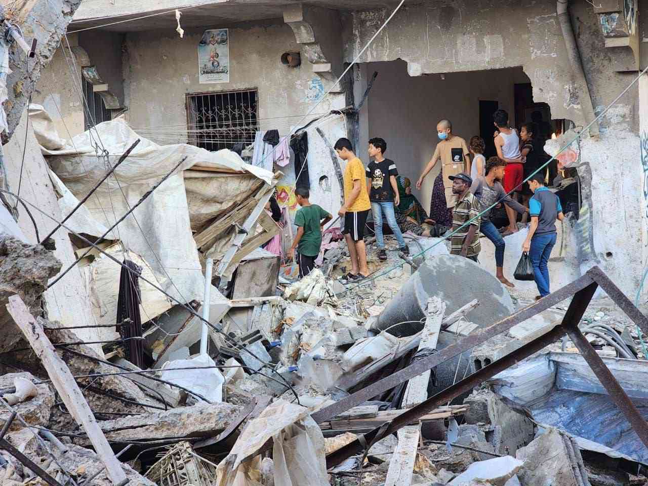 غزة قبل وبعد القصف الإسرائيلي.. صور