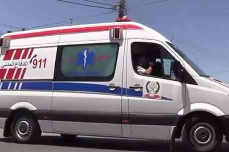 إصابة 12شخصا إثر تدهور باص في دير علا