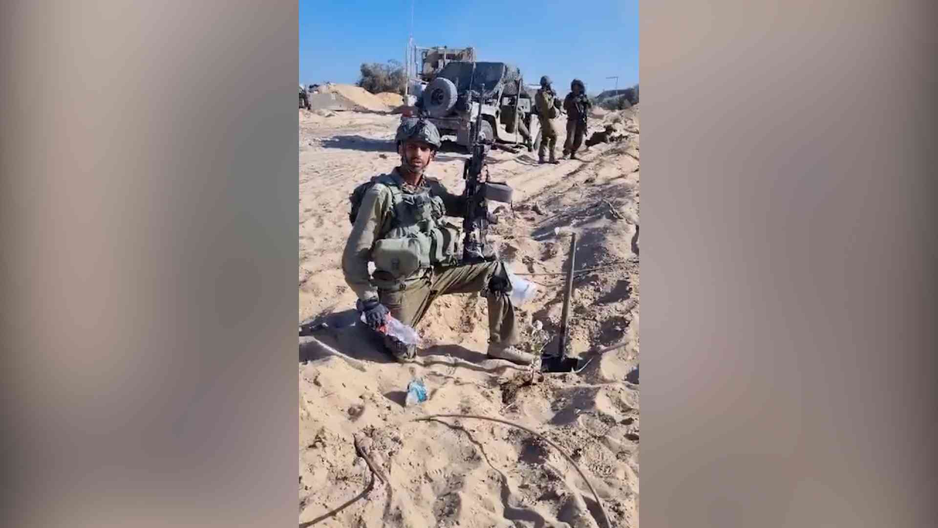 جندي يورّط جيش الاحتلال بسبب شجرة في غزة (فيديو)