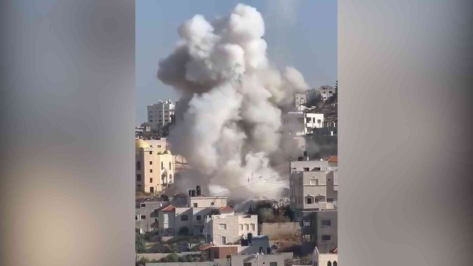 بالفيديو.. انفجار كبير يستهدف الاحتلال في جنين (شاهد)