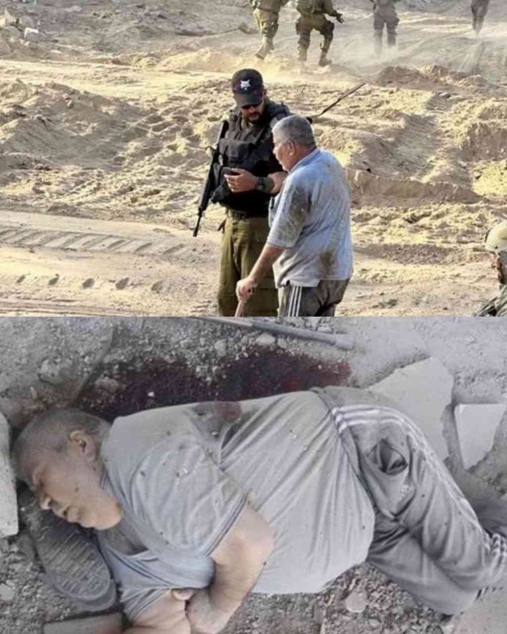 الاحتلال يروّج صورة وهو يساعد مسنًا في غزة ثم يقتله (شاهد)