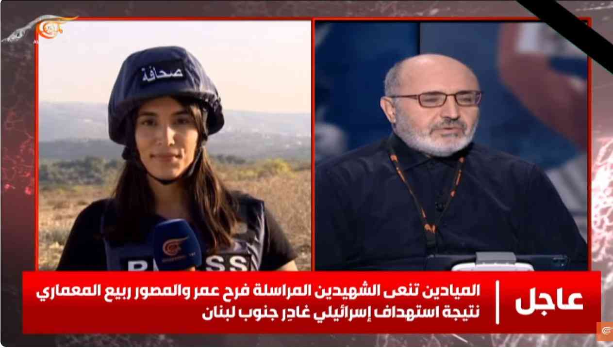 ارتقاء صحفيين اثنين ومدني بقصف جنوب لبنان