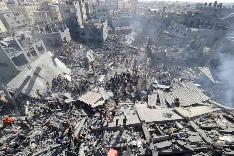 خلال 24 ساعة.. قصف مئات المواقع في غزة (فيديو)
