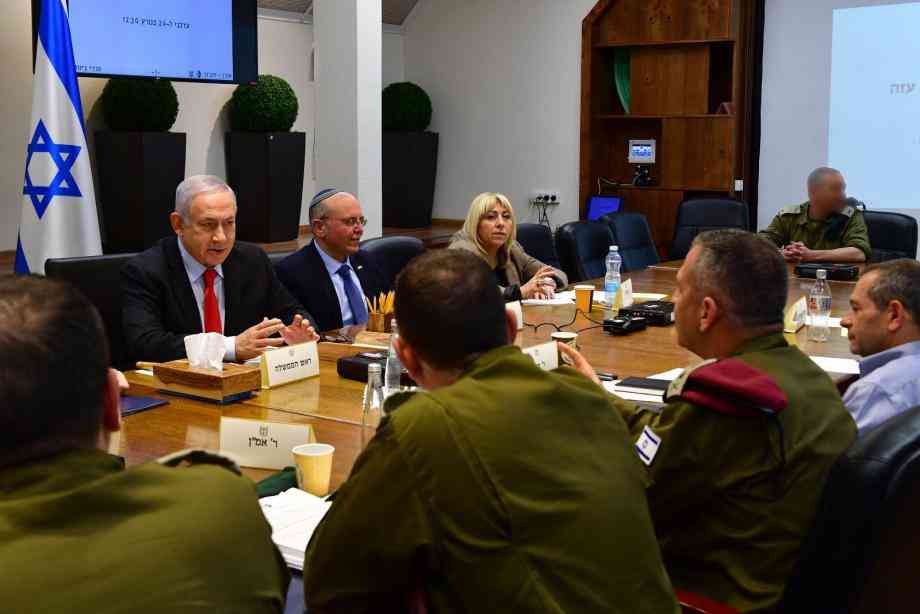إلغاء جلسة للطاقم الوزاري الإسرائيلي الأمني