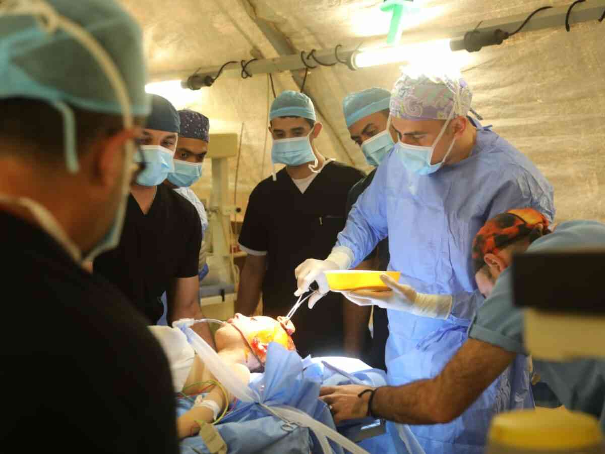 المستشفى الميداني الأردني في خانيونس يجري 1075 عملية جراحية