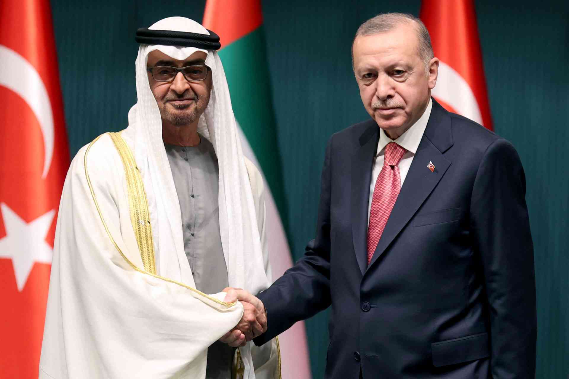 اتصال هاتفي بين الرئيس التركي ونظيره الإماراتي.. وهذا ما جرى فيه