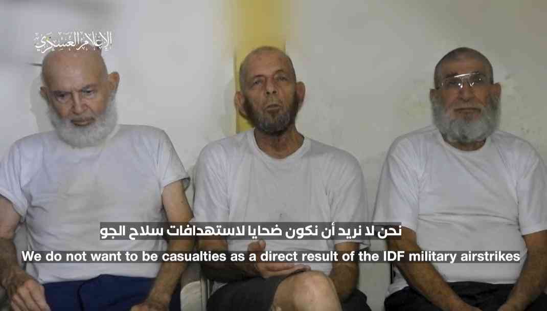 بالفيديو.. القسام تنشر رسالة لأسرى إسرائيليين