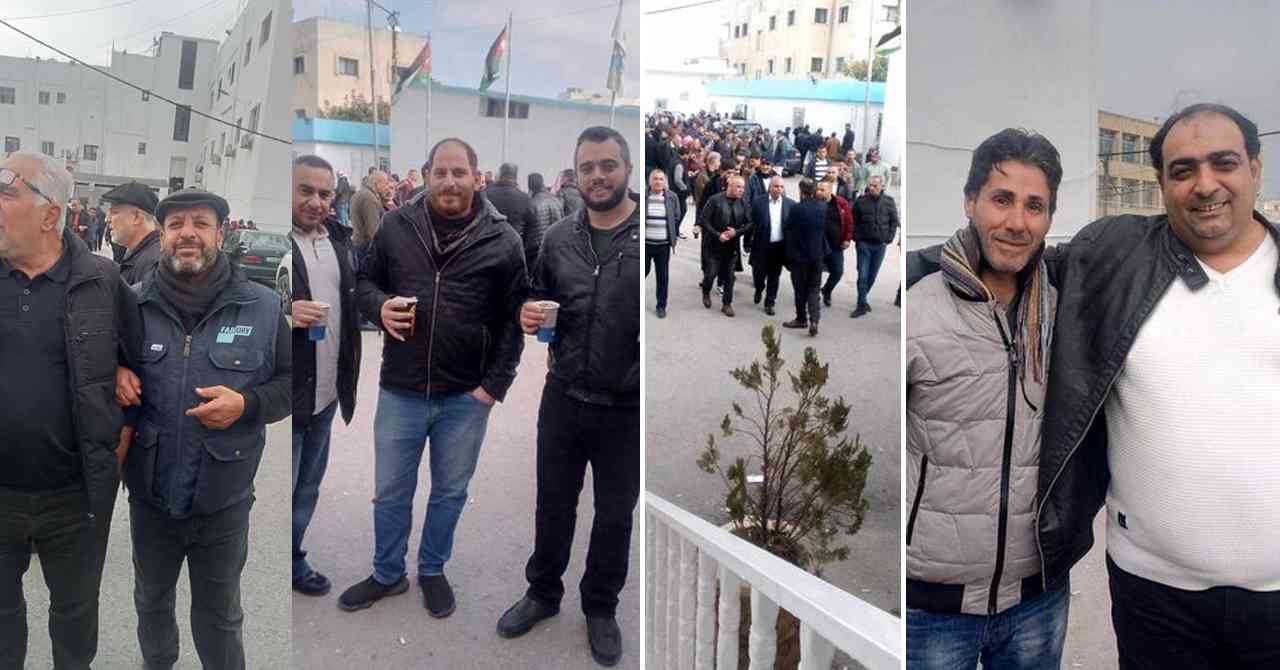 موظفو مياه اليرموك يواصلون الاعتصام (فيديو وصور)