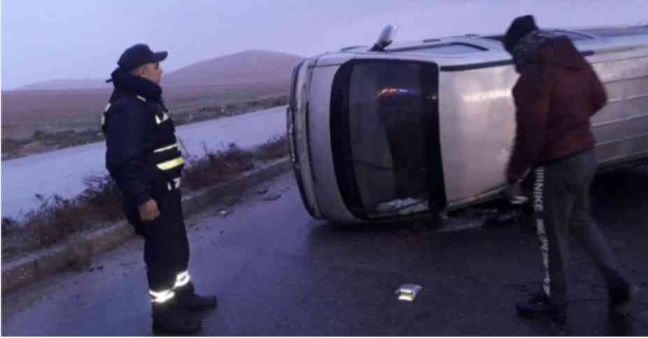 5 إصابات بحادث تدهور على إربد - عمان