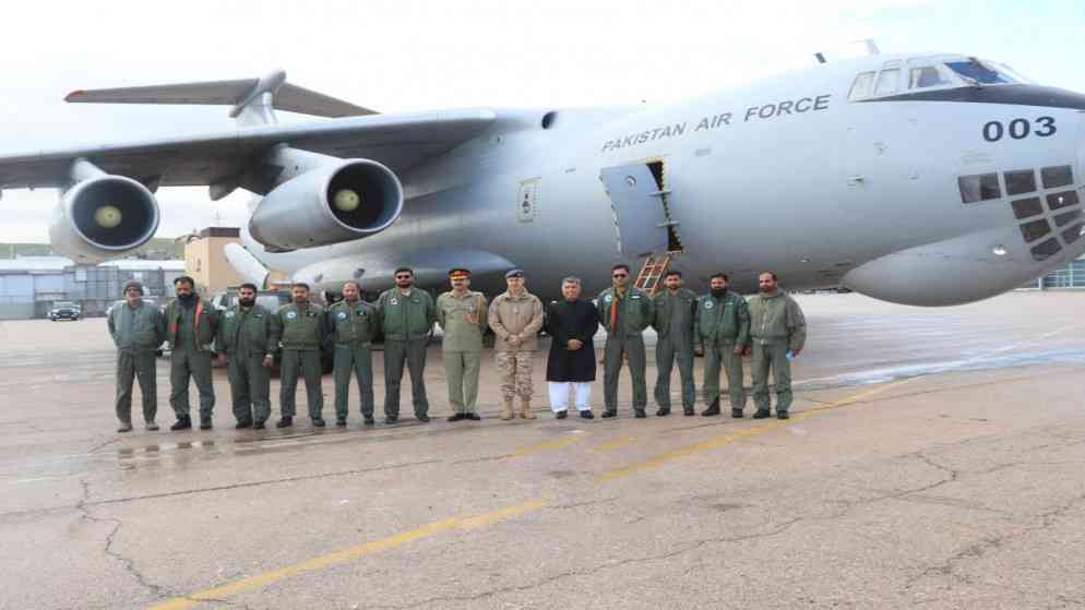 باكستان ترسل طائرة مساعدات لقطاع إلى مطار ماركا العسكري
