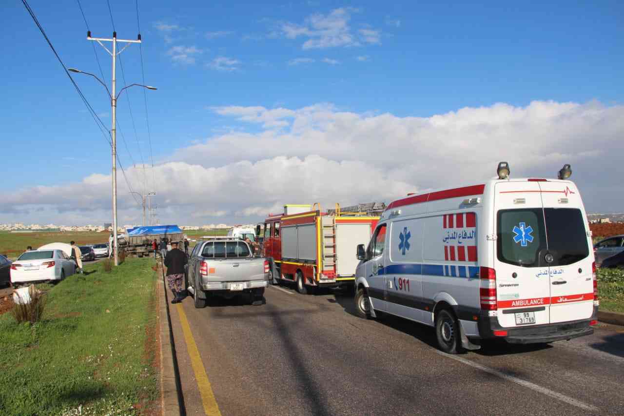 7 إصابات بحادثي سير في إربد ومعان