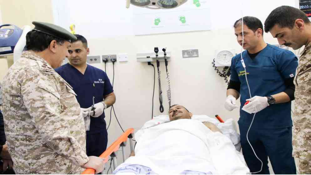الجيش: إخلاء مصاب المستشفى الميداني الأردني إلى مدينة الحسين الطبية