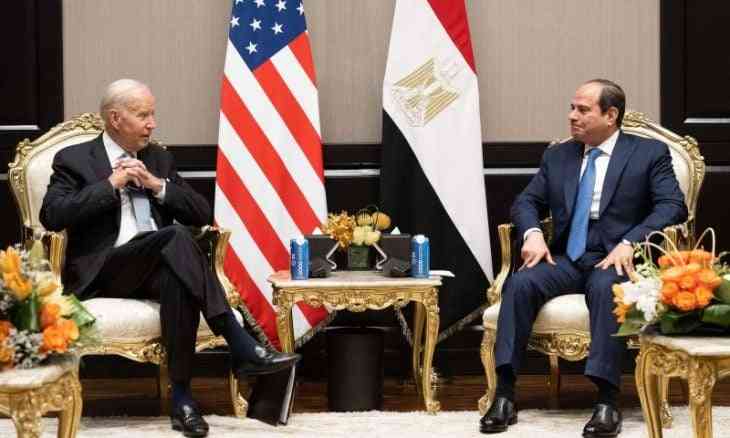 الرئاسة المصرية ترد على بايدن