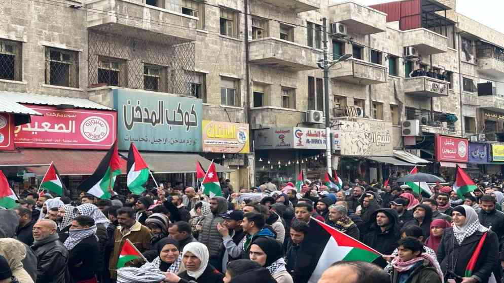 مسيرات حاشدة في الأردن نصرة للقطاع