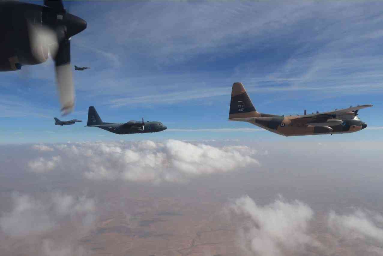 الطائرات الأردنية تنفذ عمليات إنزال مساعدات للقطاع (فيديو)