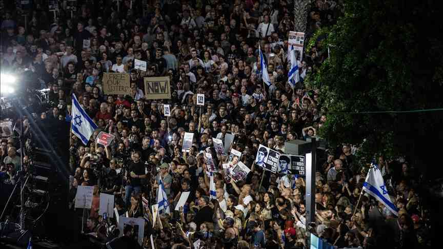 آلاف الإسرائيليين يتظاهرون في تل أبيب والقدس