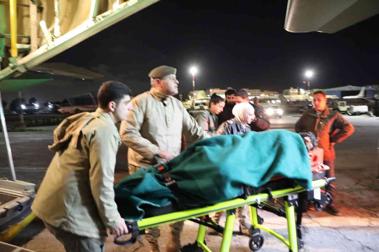 إرسال طائرة لإخلاء مواطن أردني مصاب في السعودية صور