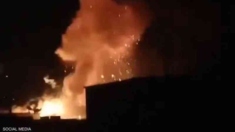 سوريا.. مشاهد لانفجارات ضخمة في حلب جراء الغارات الإسرائيلية