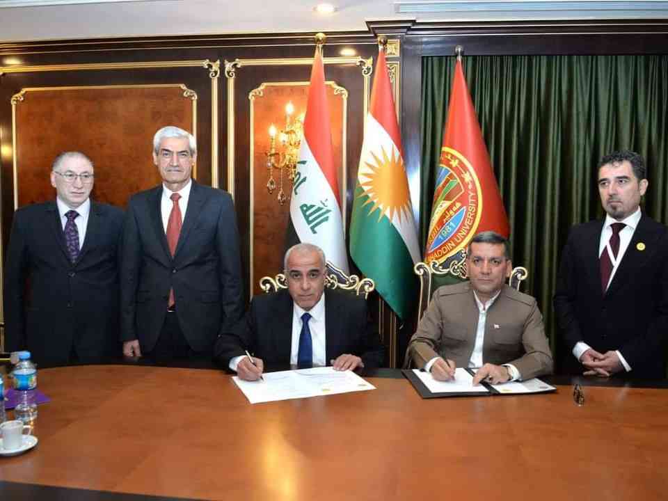اتفاقية تعاون أكاديمي بين جامعة الحسين بن طلال وجامعة صلاح الدين (SUE) العراقية