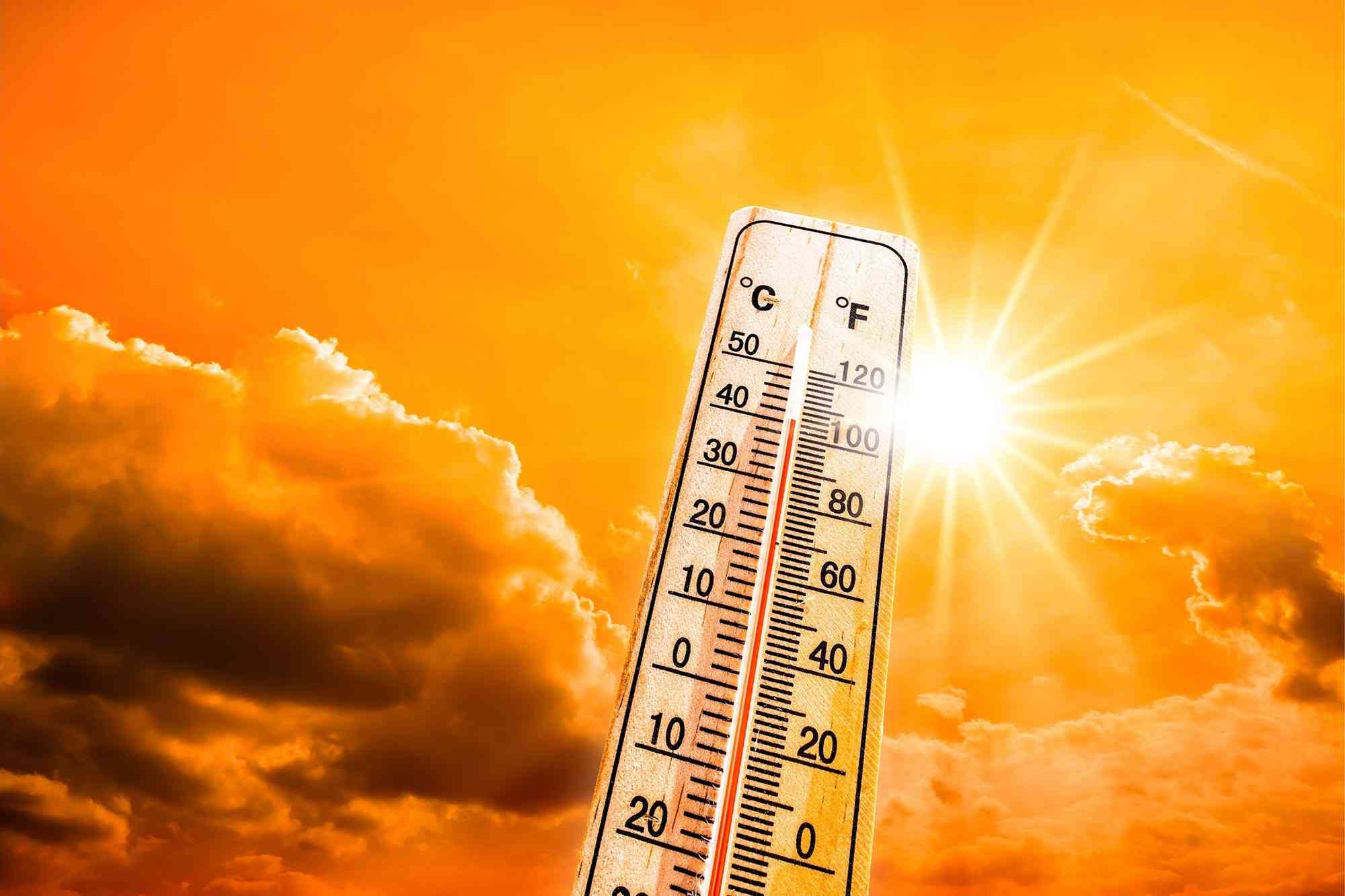 درجات الحرارة المتوقعة خلال تأثر المملكة بالكتلة الحارة