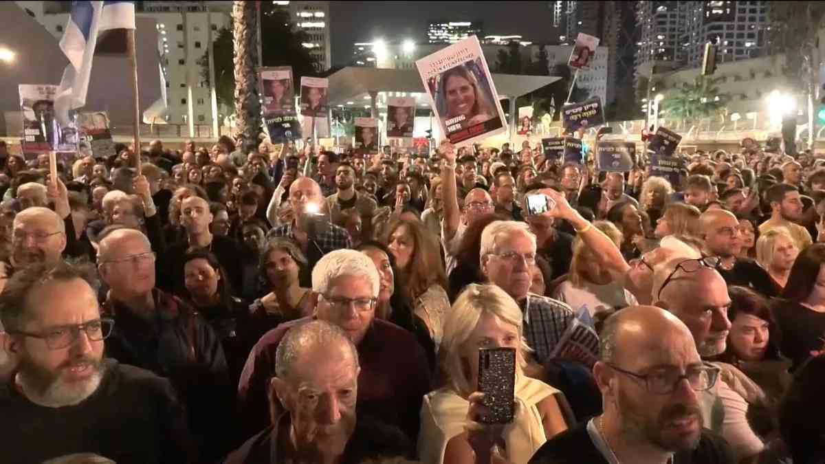 بالفيديو.. مظاهرات حاشدة في تل أبيب
