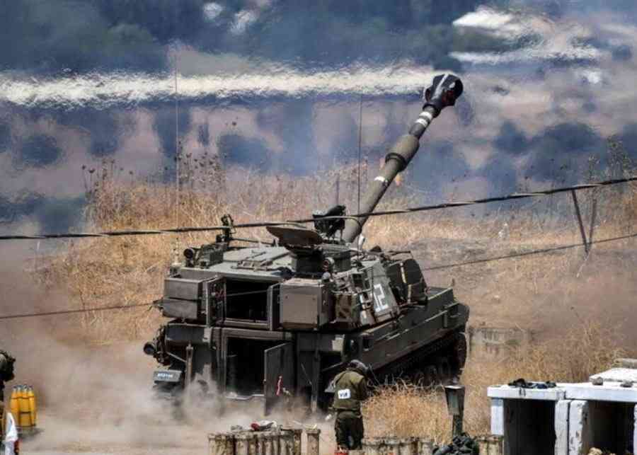 انفجار مدفع بجنود إسرائيليين في غلاف غزة