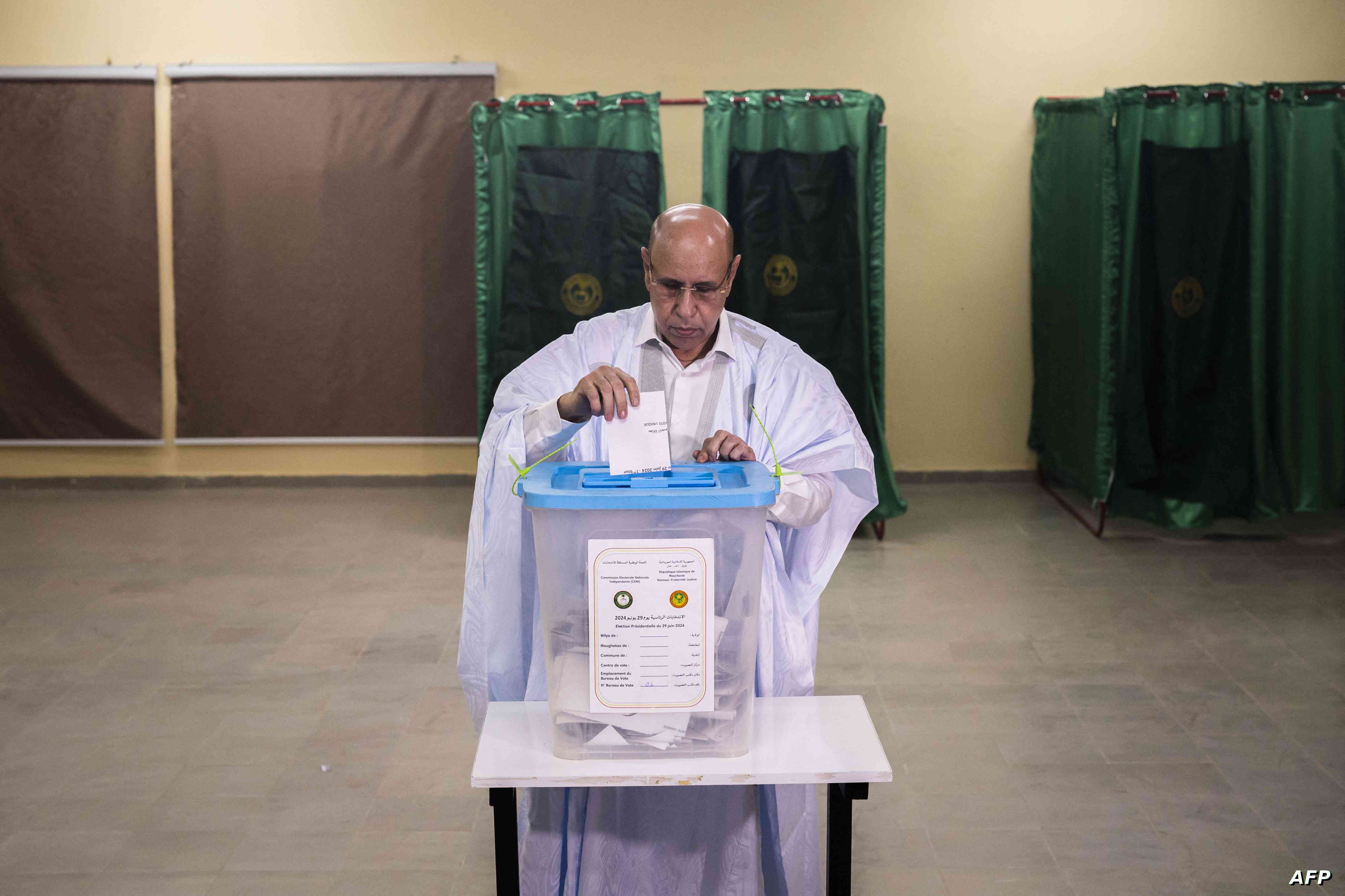 نتائج أولية لانتخابات موريتانيا: الغزواني يفوز بفترة رئاسية جديدة