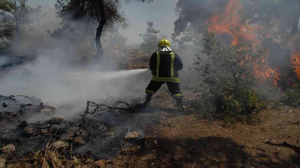 211 حريقا في الأردن الخميس
