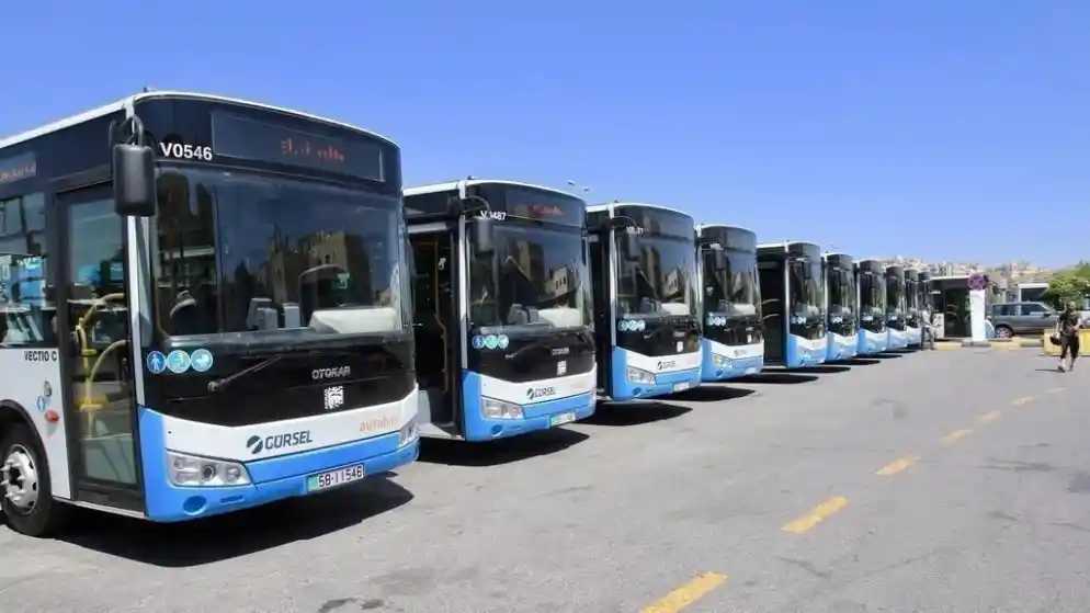 5 مسارات جديدة لباص عمان تنطلق اليوم