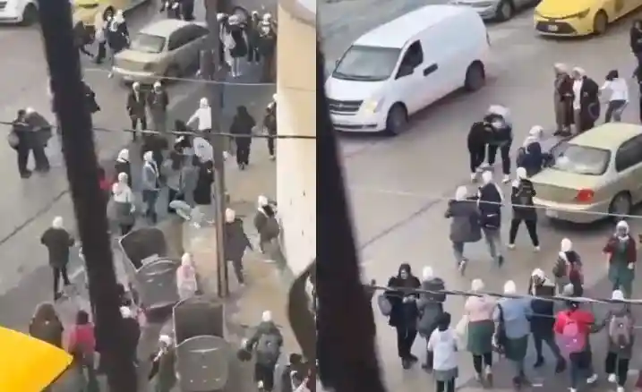 ضرب وشد شعر.. مشاجرة جماعية بين طالبات مدرسة بالأردن (فيديو)